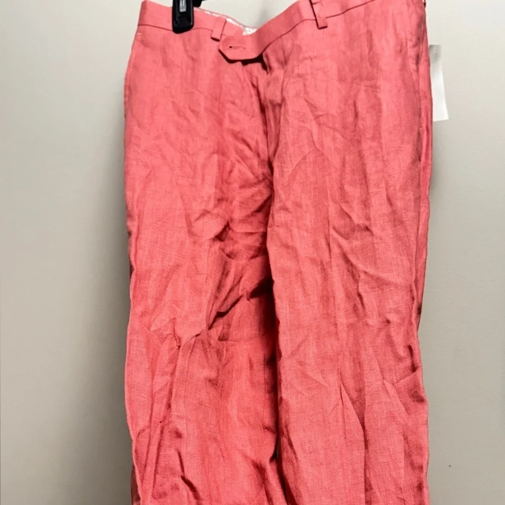 Lauren Ralph Lauren Straight Leg Linen Dress Pants Big Boys 18 R Hook & Bar